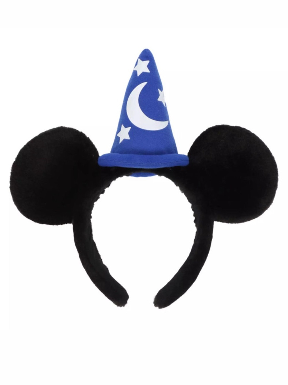 Tokyo Disney Resort Sorcerer Fantasia Mickey Mouse Plush Fuzzy Headband Ears